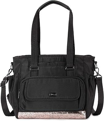 Amazon Com Lug Promenade Everyday Bag Black Rose Shoes