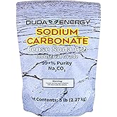 Duda Energy 5 lb Bag of Pure Sodium Carbonate Dense Soda Ash Na2CO3 pH Adjust Chemical Spa Pool Cleaning Dishwasher