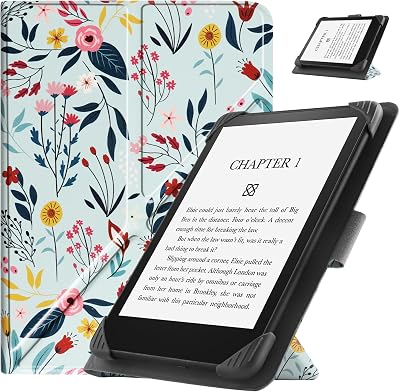 HGWALP Universal Folio Case for 6.8" 7" eReaders - Blooming Spring