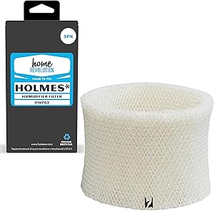 Home Revolution 3 Replacement Humidifier Filters, Fits Part HWF62 Filter A & Holmes, Honeywell, Sunbeam and Vicks Humidifiers