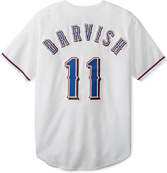 MLB Texas Rangers Yu Darvish 11 Replica Jersey, White