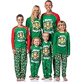 Despicable Me Minions Happy Holidays Jogger Sleep Family Christmas Pajama Set