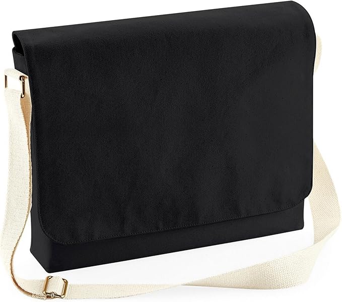 cotton canvas messenger bag