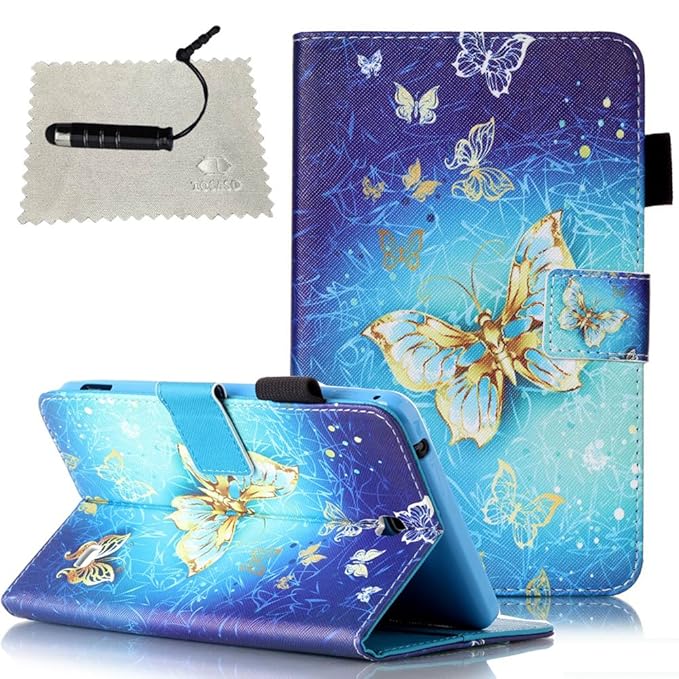 TOCASO Samsung Galaxy Tab 4 7.0 Hülle Schutzhülle Samsung Galaxy Tab 4 7.0 (7 Zoll) T230 T235 WalletMagnetverschluss Ständerf