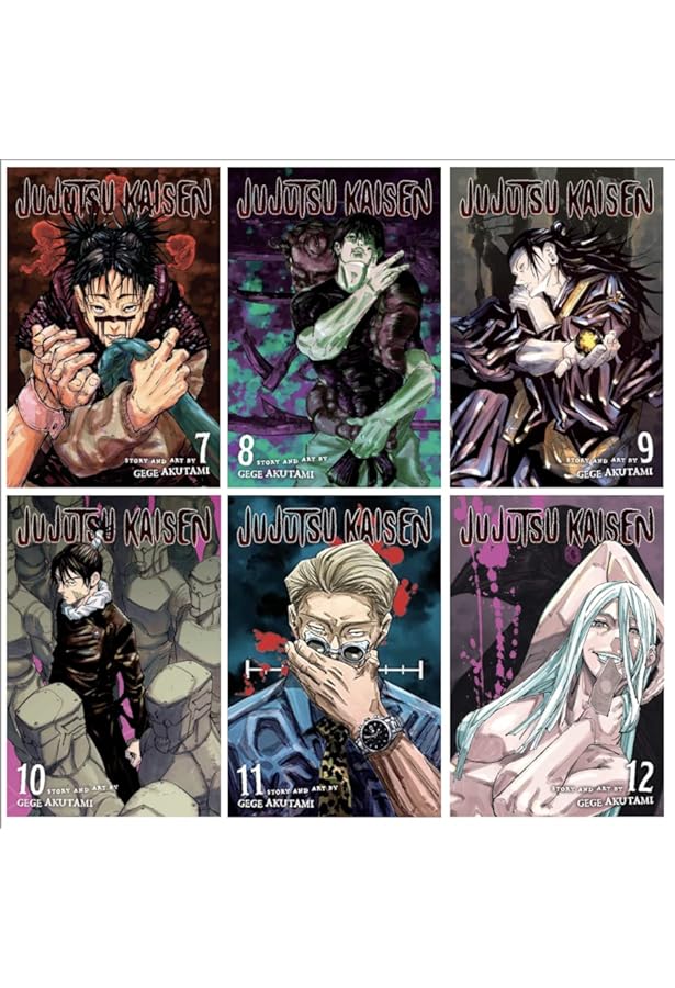 The Jujutsu Kaisen Series. 6 Books Collection Set. Vol. 13-Vol. 18
