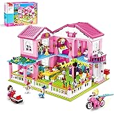 Sluban Garden Villa Friends Building Set for Girls, STEM Educational Toy Building Set Gift for Kids Ages 6+