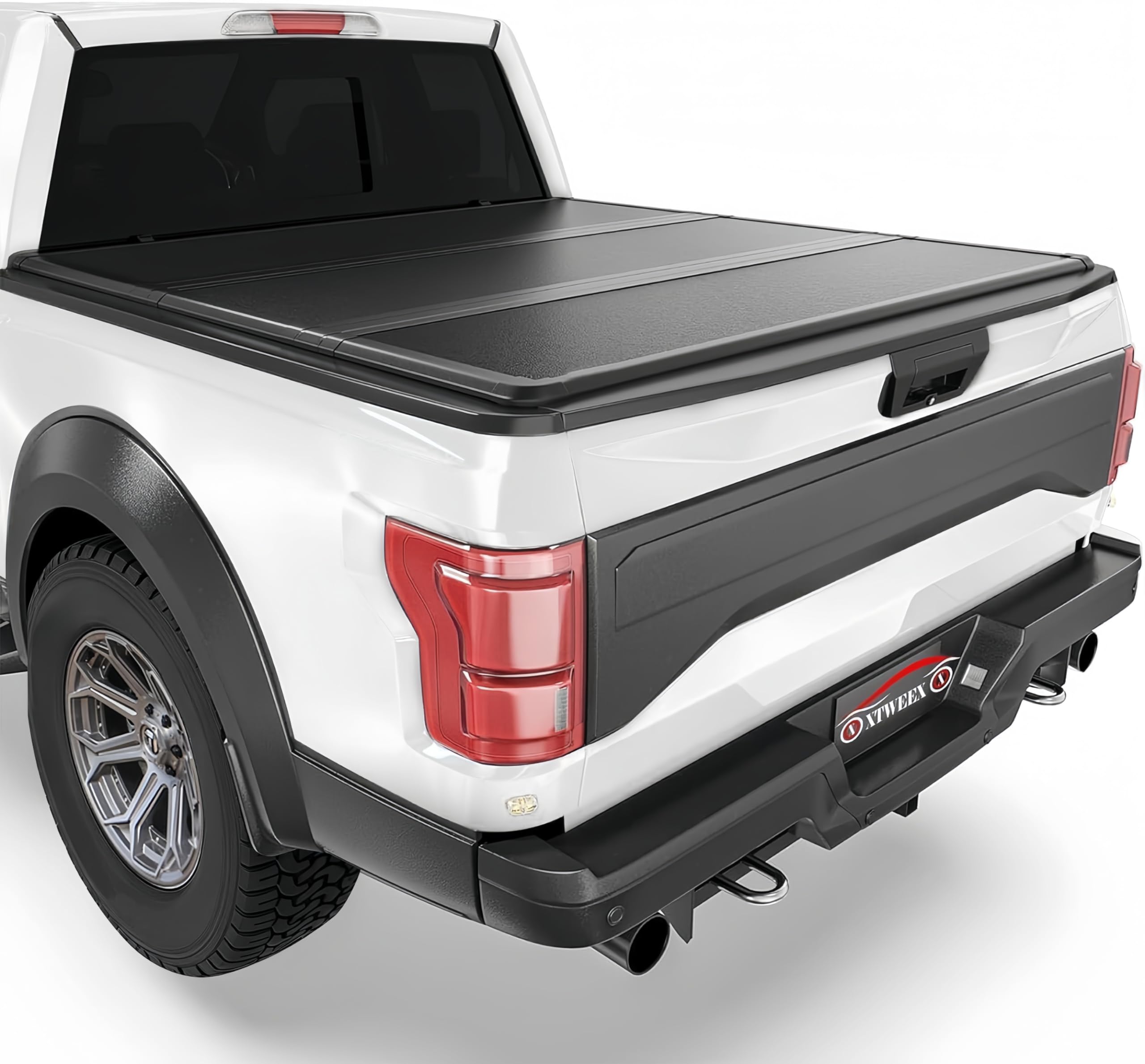 Photo 1 of *****BRAND NEW ITEM****** 5.5' Hard Folding Truck Bed Tonneau Cover fits 2015-2026 Ford F-150 (Incl.F-150 Lightning) 5'5"Bed, Heavy-Duty Lock Cover w/Waterproof Fiberglass Design | No-Drill Installation & Anti-Theft Security