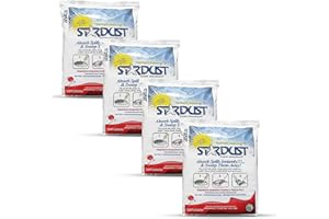 STARDUST Super Absorbent 1.5 Cu.Ft. Bag - Stardust Powder, Floor Dry Absorbent, Absorbent Powder, Bags for Spill Cleanup, Oil Dry Absorbent, Spill Absorber Cleaning Solution - Pack of 4