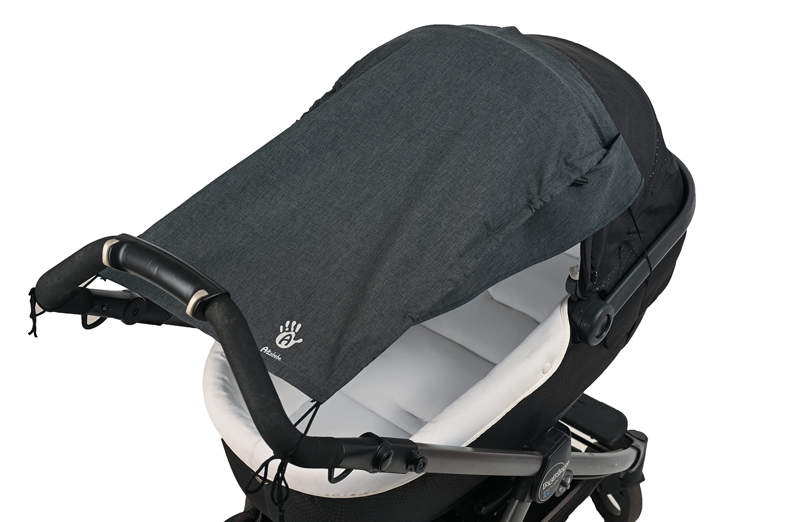 Lifeline Sun Shade Sail with Side Protection for Pushchairs/Buggies Black