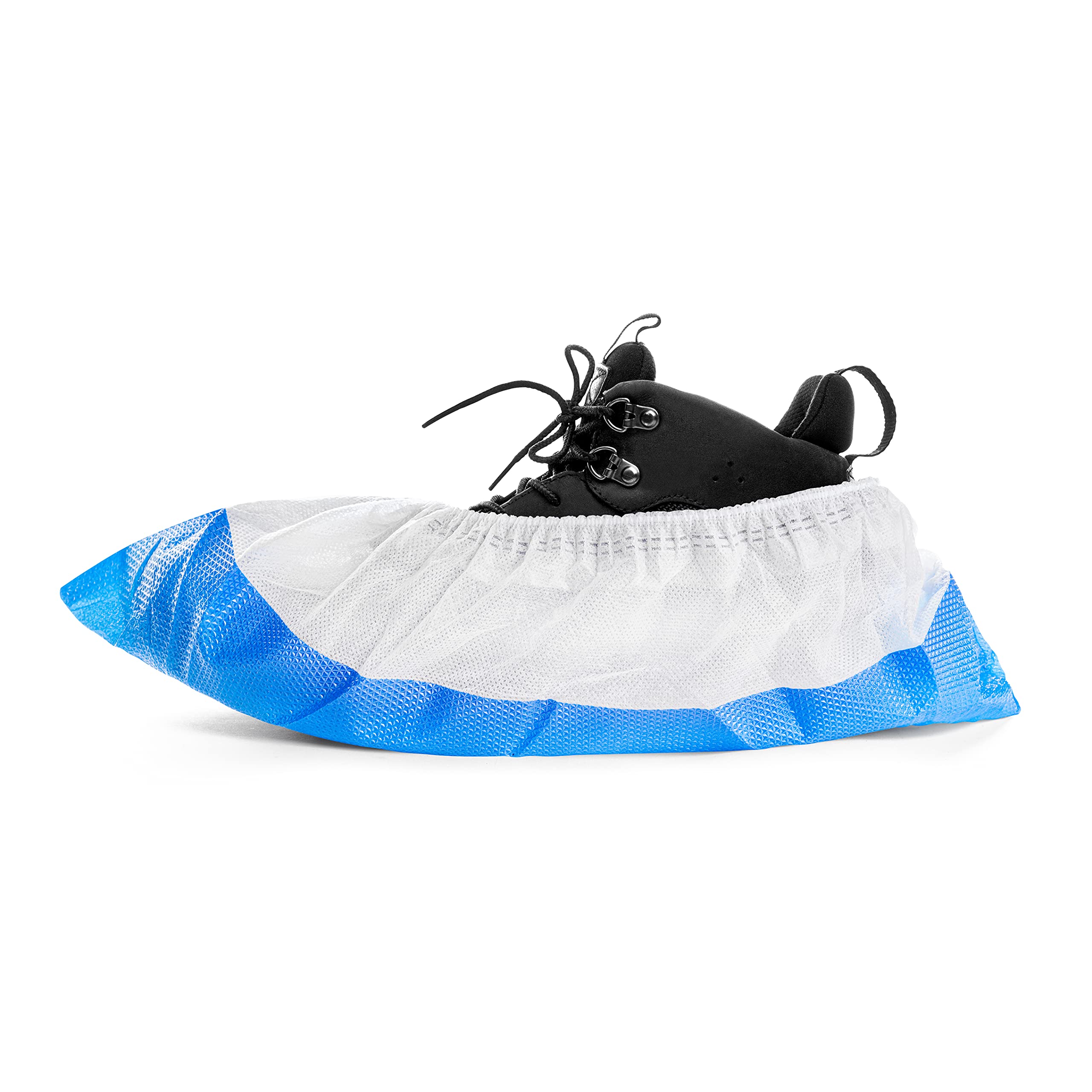 ASPRO 1 pack of 50 pcs (50 pcs) Extra Strong Overshoes – Heavy Duty Shoe Covers – Disposable – Waterproof – Indoor & Outdoor - For Home, Garden, Construction Site, Car, Hospitals, Laboratory etc.