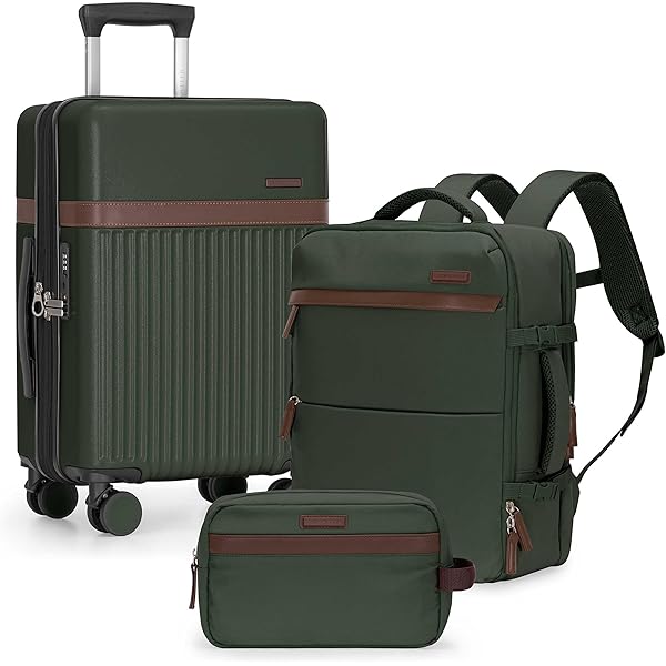 Amazon.com | U.S. Traveler Vista Way 3-Piece Travel Set, 21-Inch