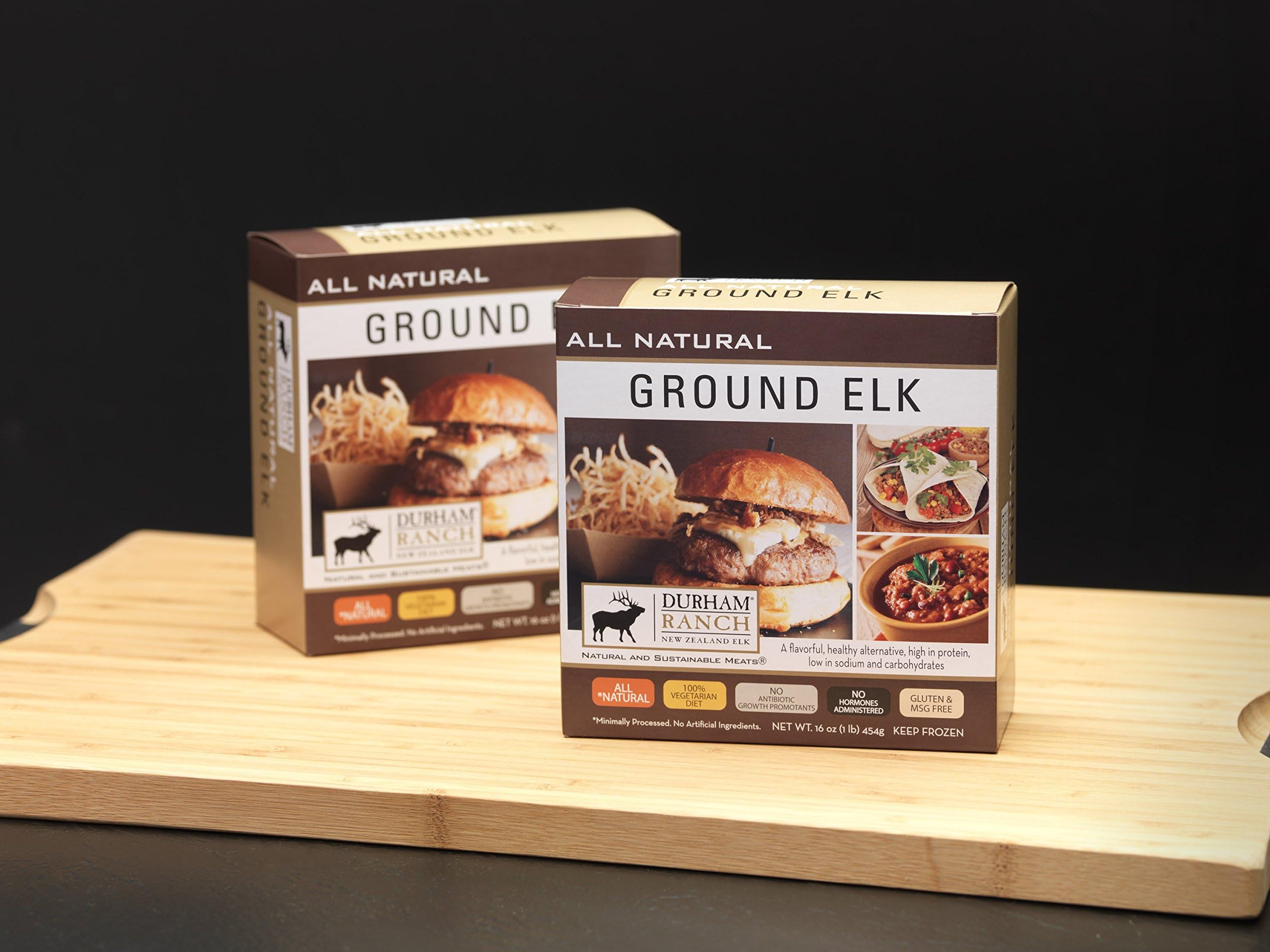 Durham Ranch Ground Elk - three 16 oz packs