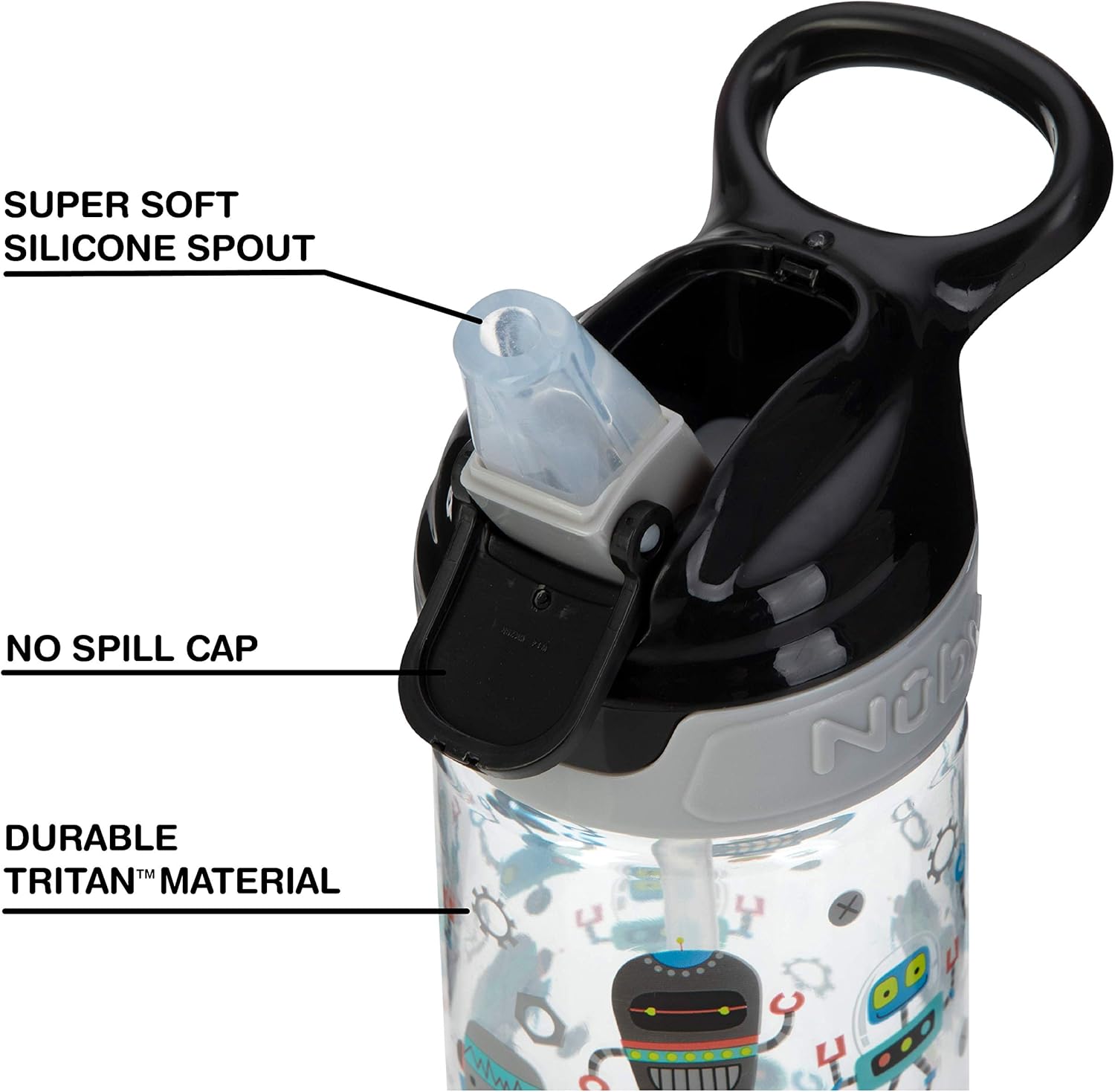 nuby trendz water bottle