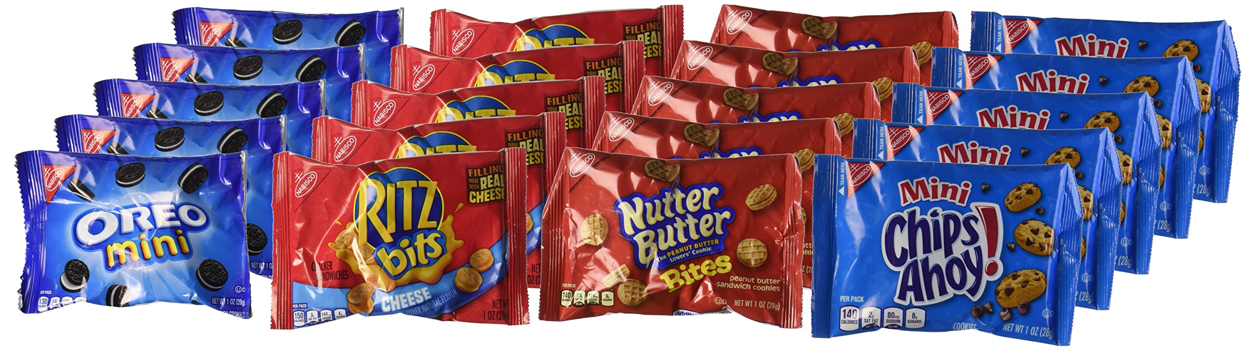 Nabisco Classic Mix Variety Pack with Cookies & Crackers, 20 Count Box