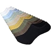 RICOTNSOCS Womens Cotton Liner Socks Invisible Moisture Wicking Non Slip no show Socks for Women 8 Pairs
