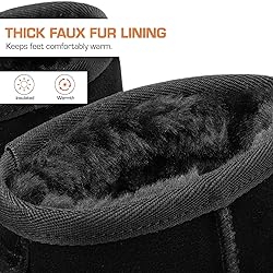 DREAM PAIRS Snow Boots for Women Genuine Suede Faux