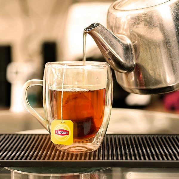 LIPTON BLACK TEA BAGS, HOT OR ICED TEA BAGS, 100 TOTAL COUNT