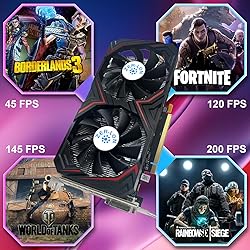 ZER-LON Radeon RX 590 8GB GME Graphics Card, 2304SP