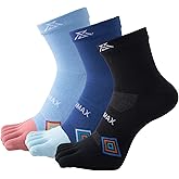 GtxvZys Toe Sock for Men&women Coolmax Athletic Breathable Socks 3pcs Five Finger Socks