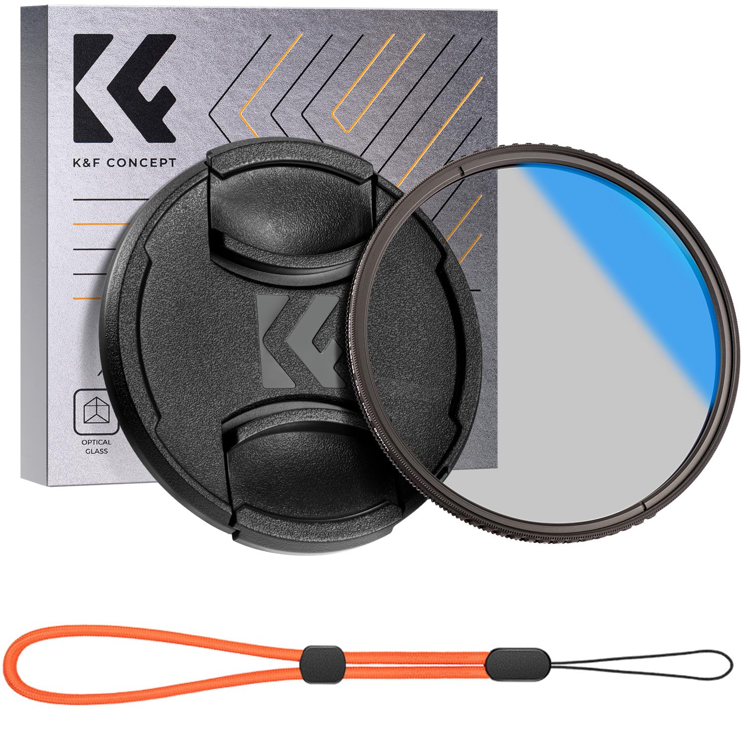 K&F CONCEPT 67MM Polarising Filter Circular Polarizing CPL, Ultra Slim, Japan Optics, Multi Coated, with Lens Cap (Nano-K Series)