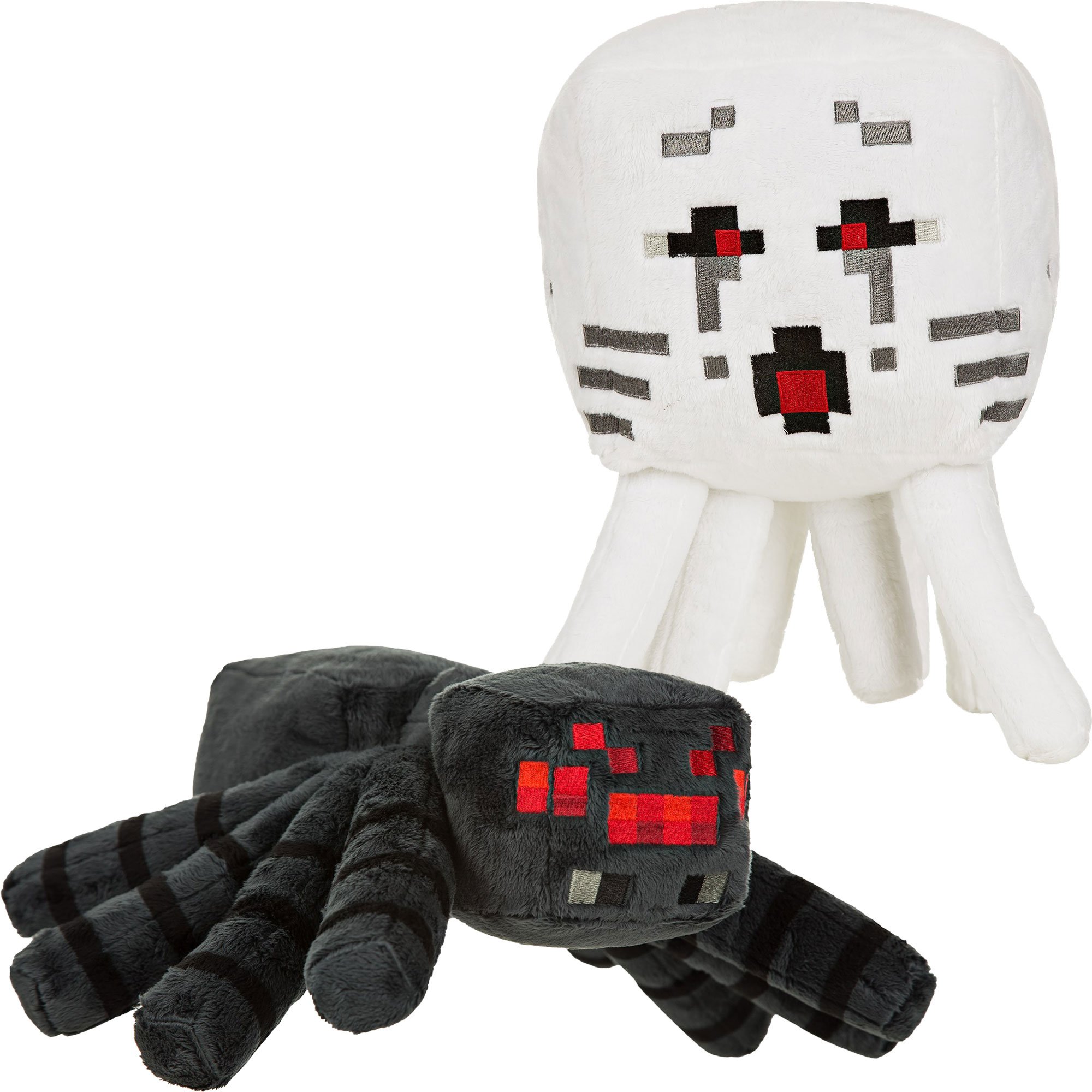 JINX Minecraft Large Plush Stuffed Toy Pack (Spider and Ghast)