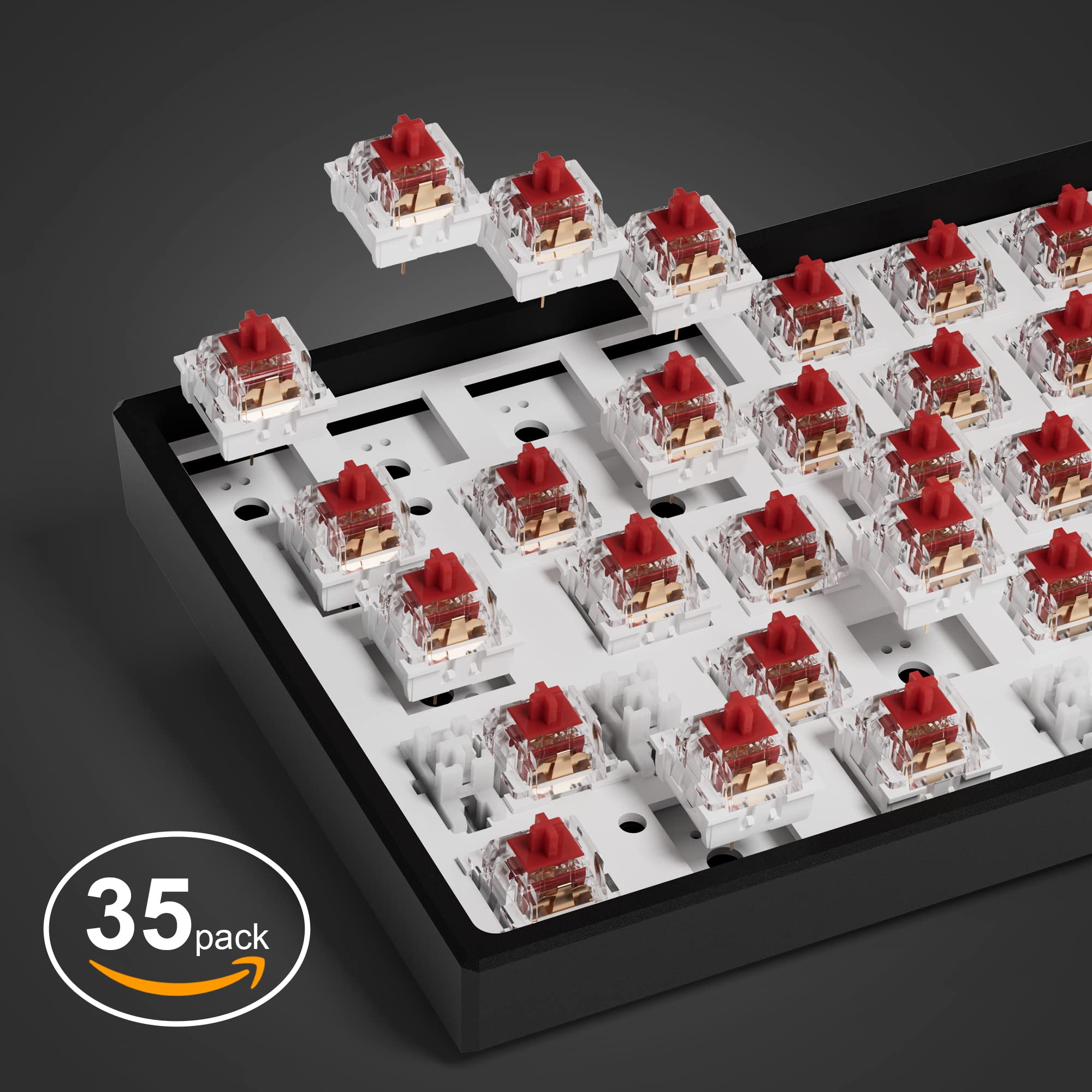 Computer Red Switch Box Mua COSTOM Keyboard Switches, OUTEMU Red Switches for Mechanical ...