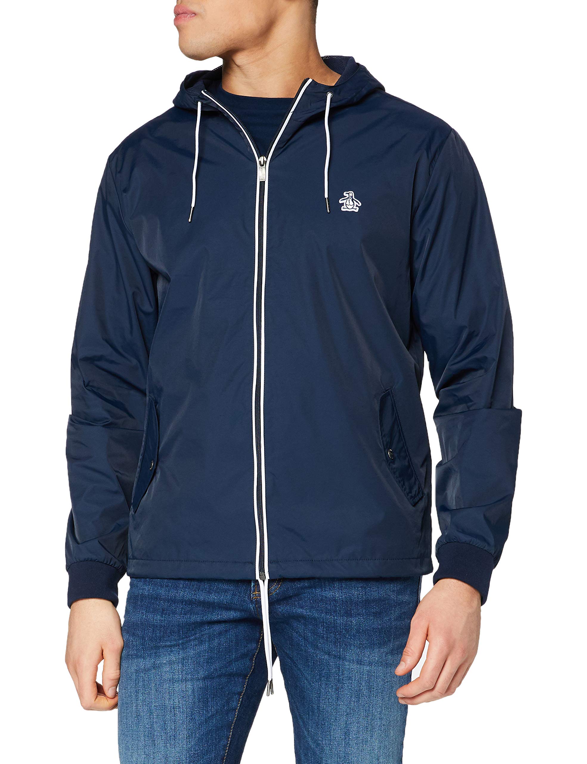 Original Penguin Men's Ratner Jacket, Blue (Dark Sapphire 413), (Size:XXL)