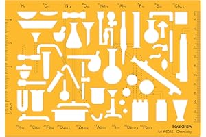 Liquidraw Organic Chemistry Stencil and Drawing Template Different Shapes Chemistry Lab Laboratory Geometry Science Templates Stencils