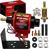 ENGINEMAN Universal 12 Volt Electric Fuel Pump 5-9 PSI, 35GPH, Super 12S Plus for Gasoline Diesel Engines