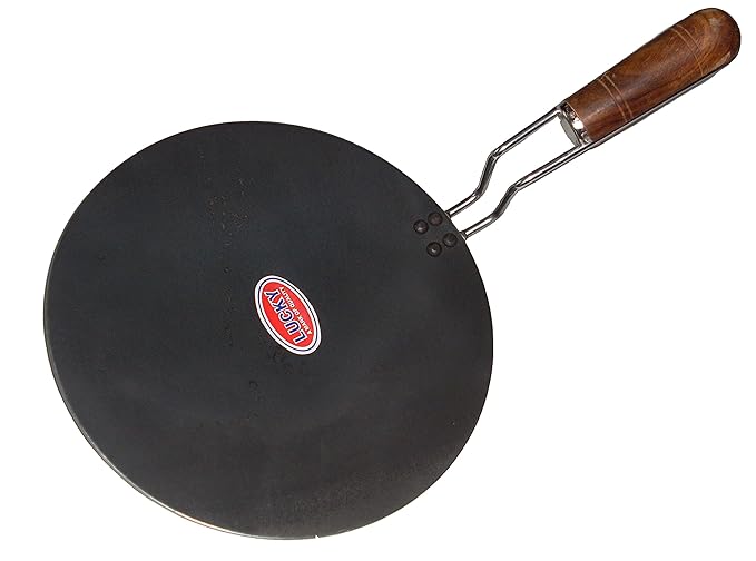 Buy Lucky Iron Tawa / Roti Tawa / Concave Tawa 25.4Cm Online at Low