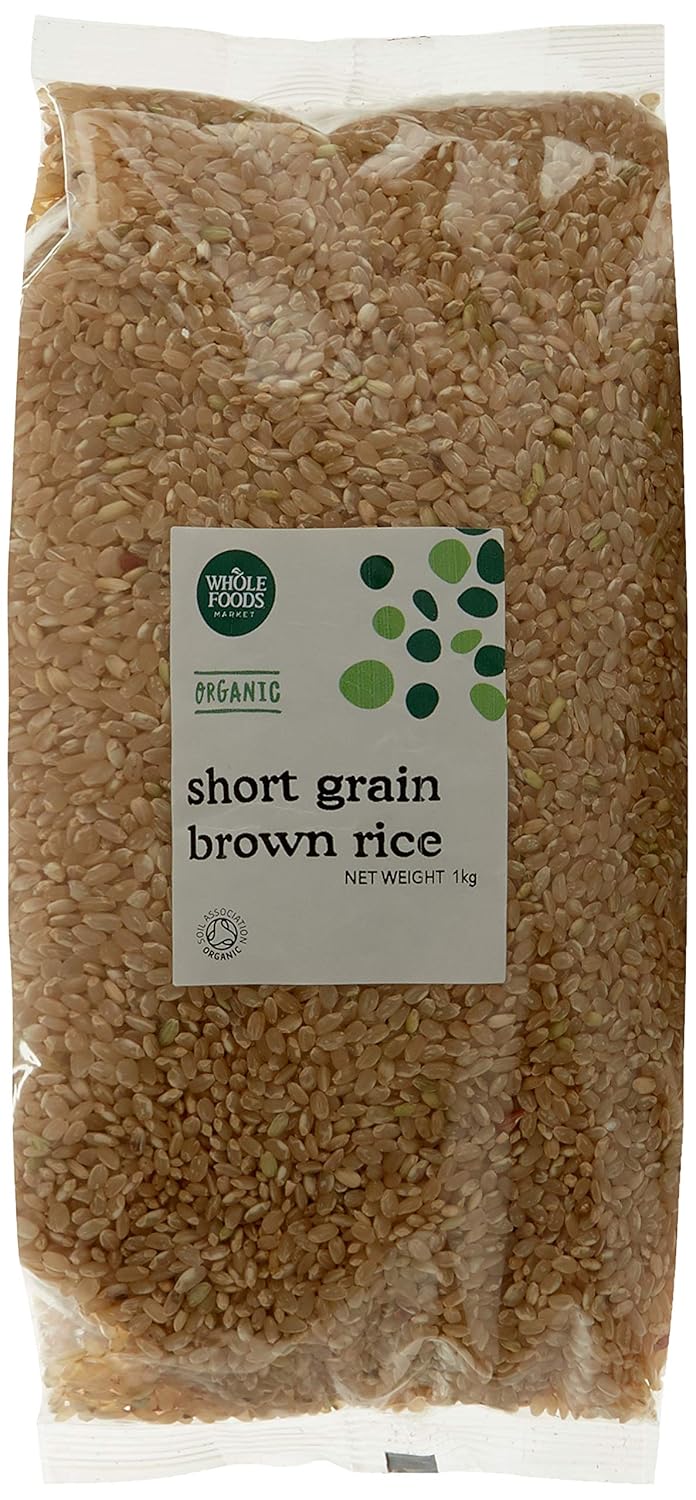 Whole Foods Market Organic Short Grain Brown Rice, 1 kg Amazon.co.uk