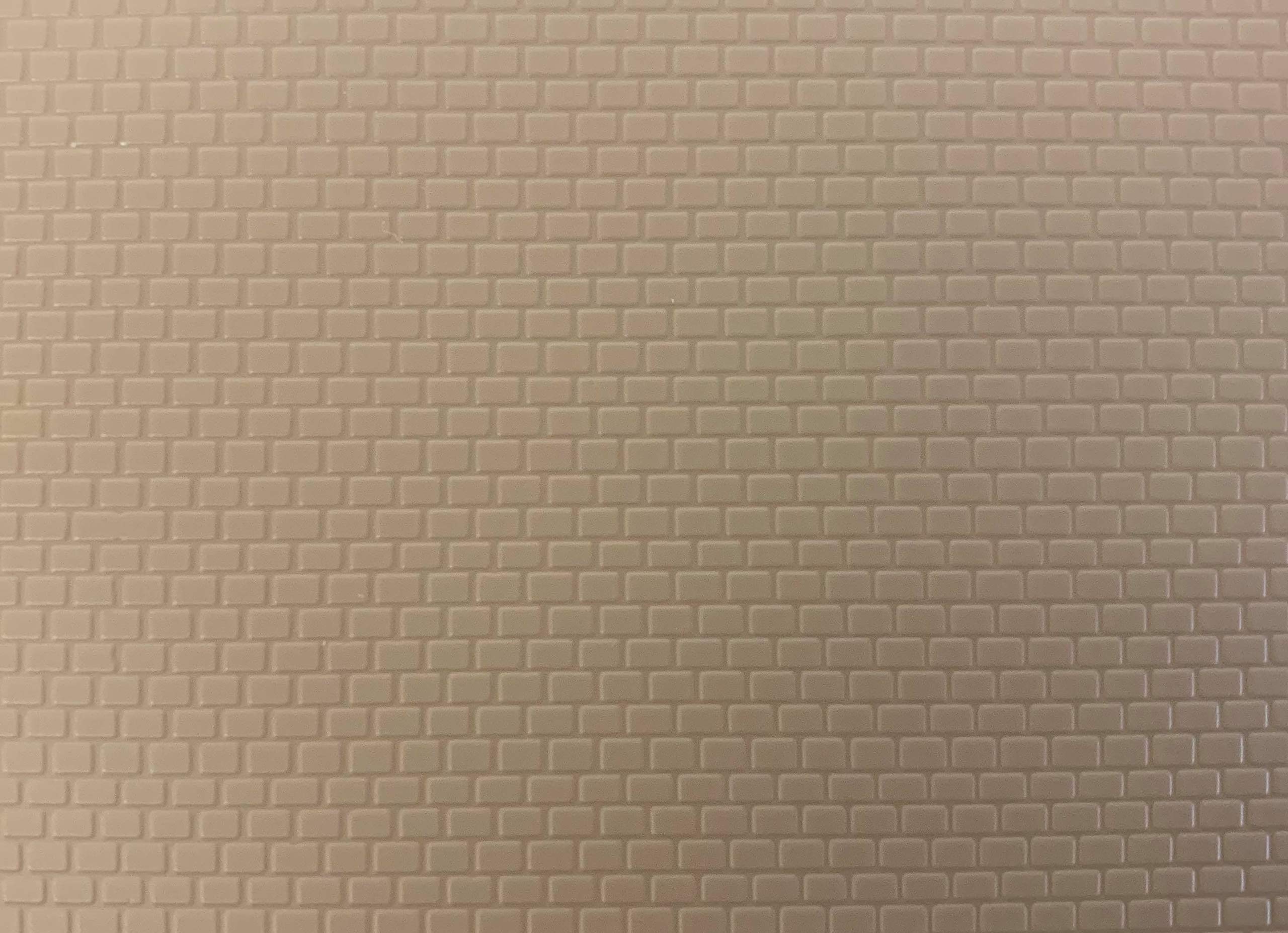 Slater's Plastikard 0442 2mm 'N' Gauge Roofing Tile Plastic Styrene Sheet