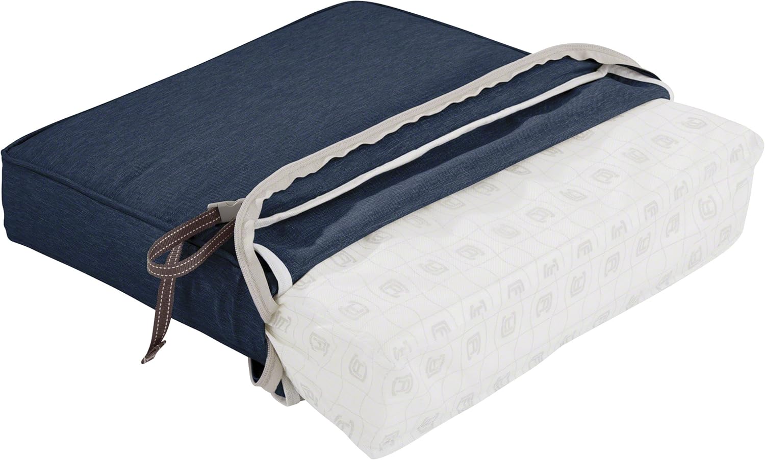 Classic Accessories Montlake Water-Resistant 72 x 21 x 3 Inch Outdoor Chaise Lounge Cushion, Patio Furniture Cushion, Heather Indigo Blue : Garden & Outdoor