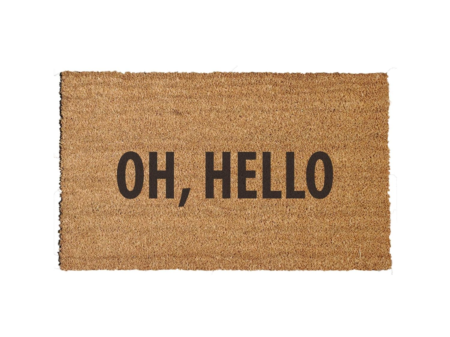 OH, HELLO Doormat Handmade