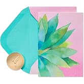 Papyrus Blank Cards with Envelopes, Bold Succulent (14-Count)