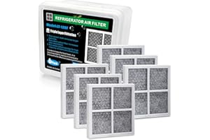 MEIYIDA LT120F Refrigerator Air Filter Replacement for LG LT120F Kenmore Elite 46-9918, 469918, 9918, Compatible with ADQ73214402,ADQ73214403, ADQ73214404, ADQ73334008，LRFDS3016S， 6 Pack
