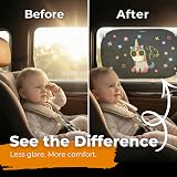 CARAMAZ Car Window Shades for Baby 48x30 cm Unicorn Pack of 2 view 3