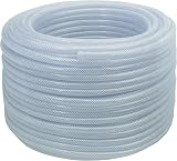 Cost Wise Clear PVC Braided Hose Food Grade Water Oil Fuel 12.5mm ID 15.9mm OD view 4