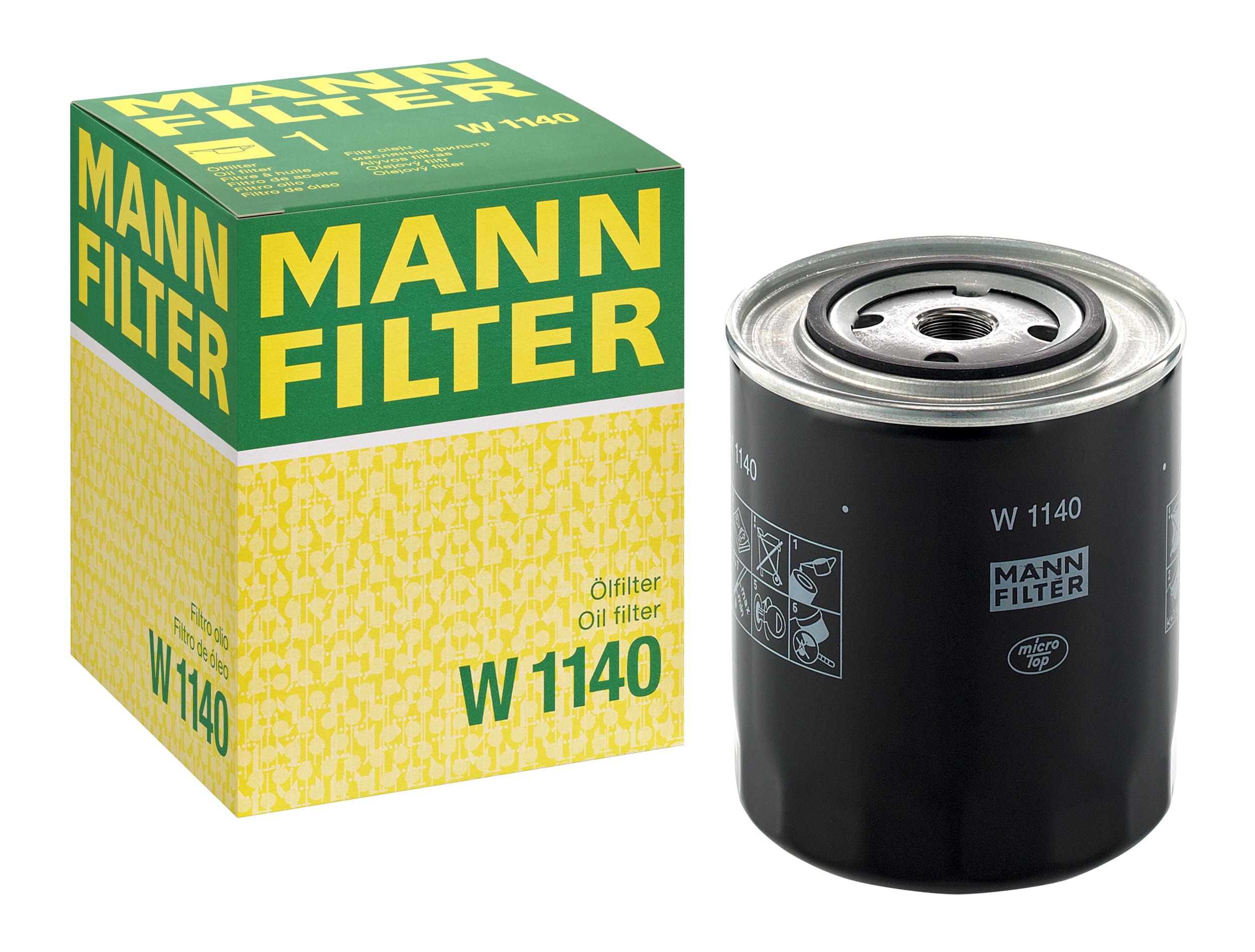 MANN-FILTER W 1140 Oil Filter - for Off-Highway Applications