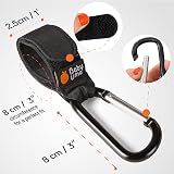 Baby Uma Baby Buggy Clips 4 Pack 5 kg Universal Pram Hooks Aluminium view 8