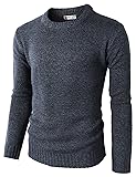 H2H Mens Casual Slim Fit Daily Knit Pullover