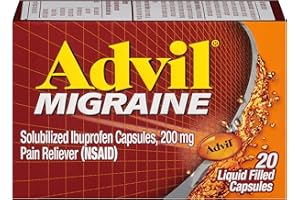 Advil Migraine Liquid Filled Capsules - 20 ct, Pack of 5