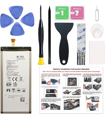 E-YIIVIIL Para Google Nexus 5X H791 H790 Batería de Repuesto BL- T19 2620mAh 3.8V Batería Interna Herramientas