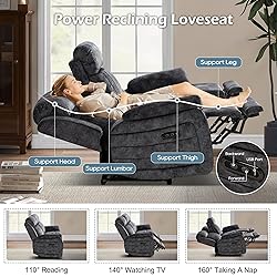 Consofa Zero Gravity Power Reclining Sofa with