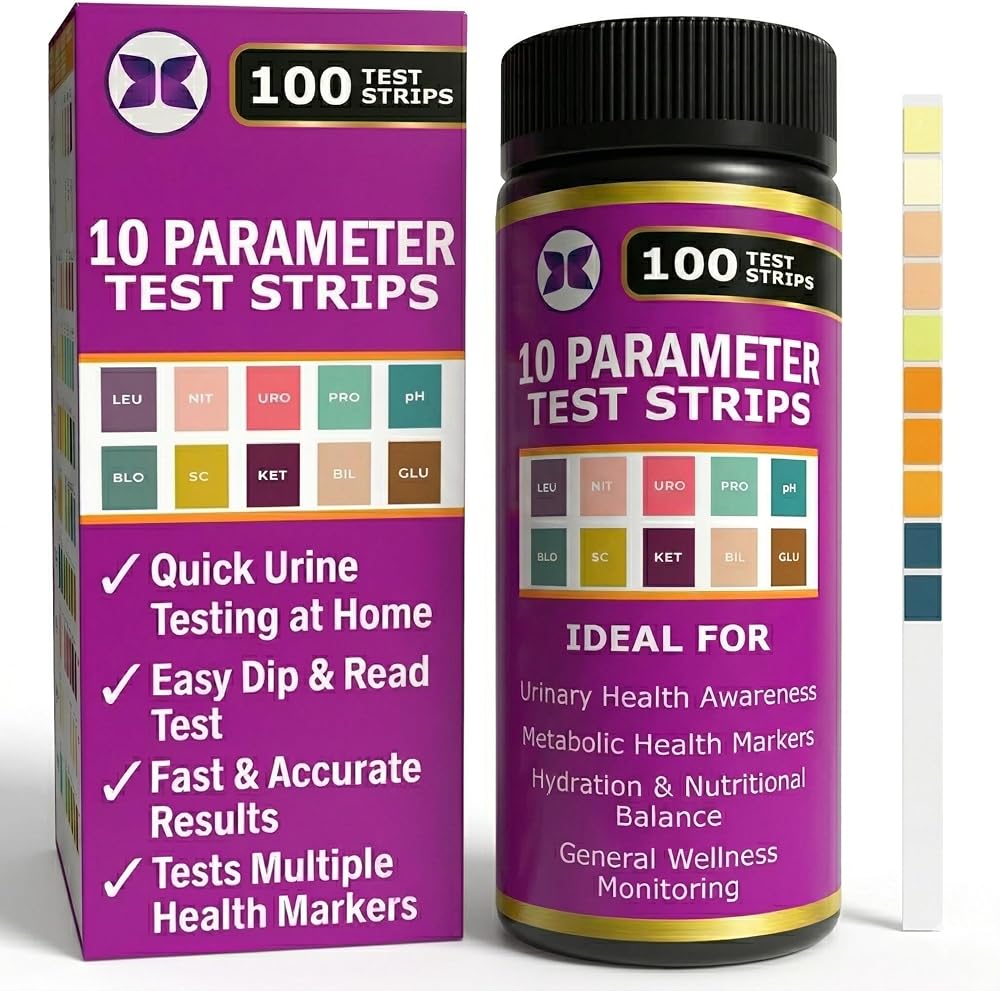 Just Fitter UTI Urine Test Strips — 10 Results in One Test Kit