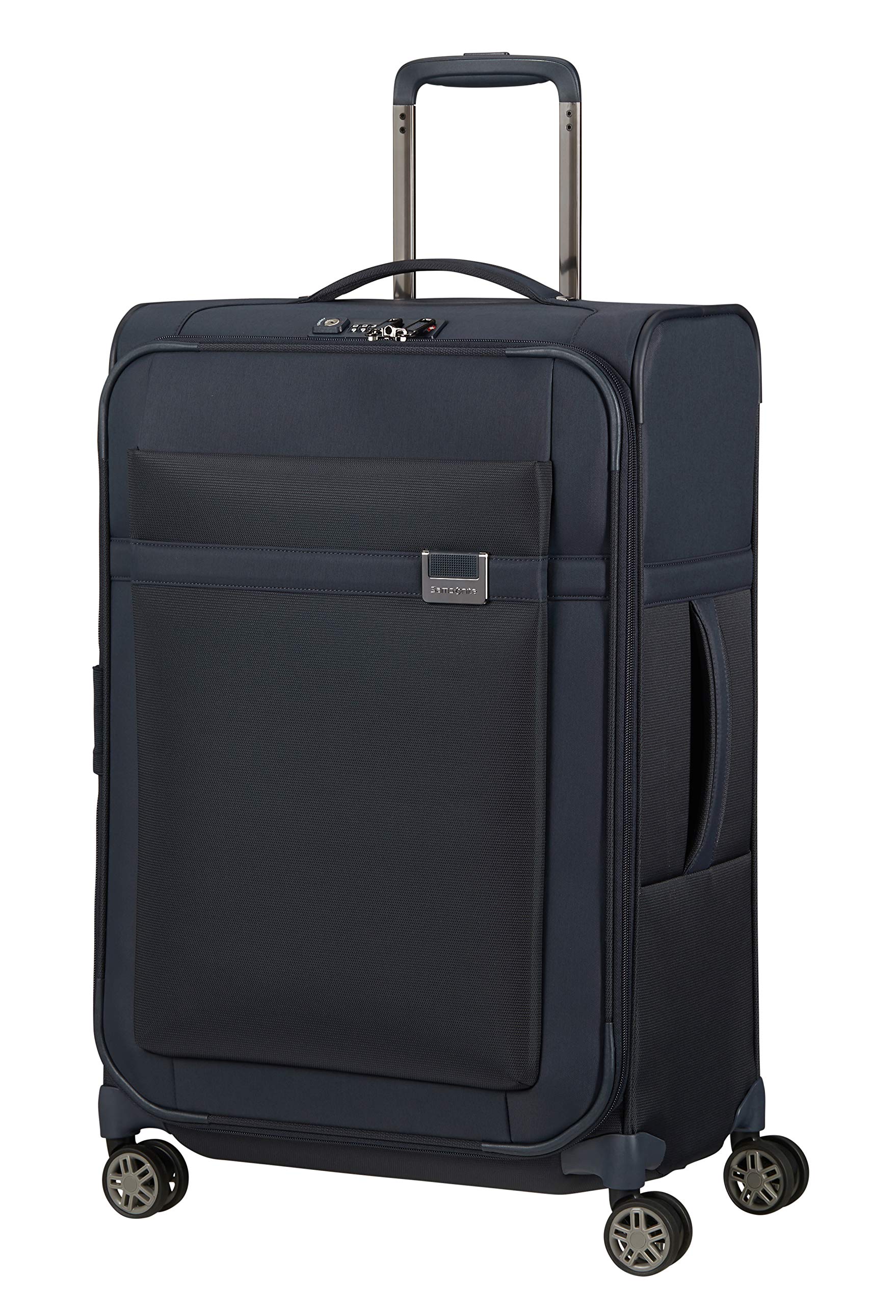Samsonite Airea - Spinner M Expandable, Suitcase, 67 cm, 73.5/81.5 l, Blue (Dark Blue)