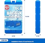 Galvog 200ml Ice Packs Freezer Blocks for Cool Boxes Lunch Bags 3pc view 9