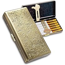 『希少』XWAG PRODUCTS X-TAGE PURE BRASS Amazon.com: HAMUULL Metal Cigarette Case Holder,Retro Metal