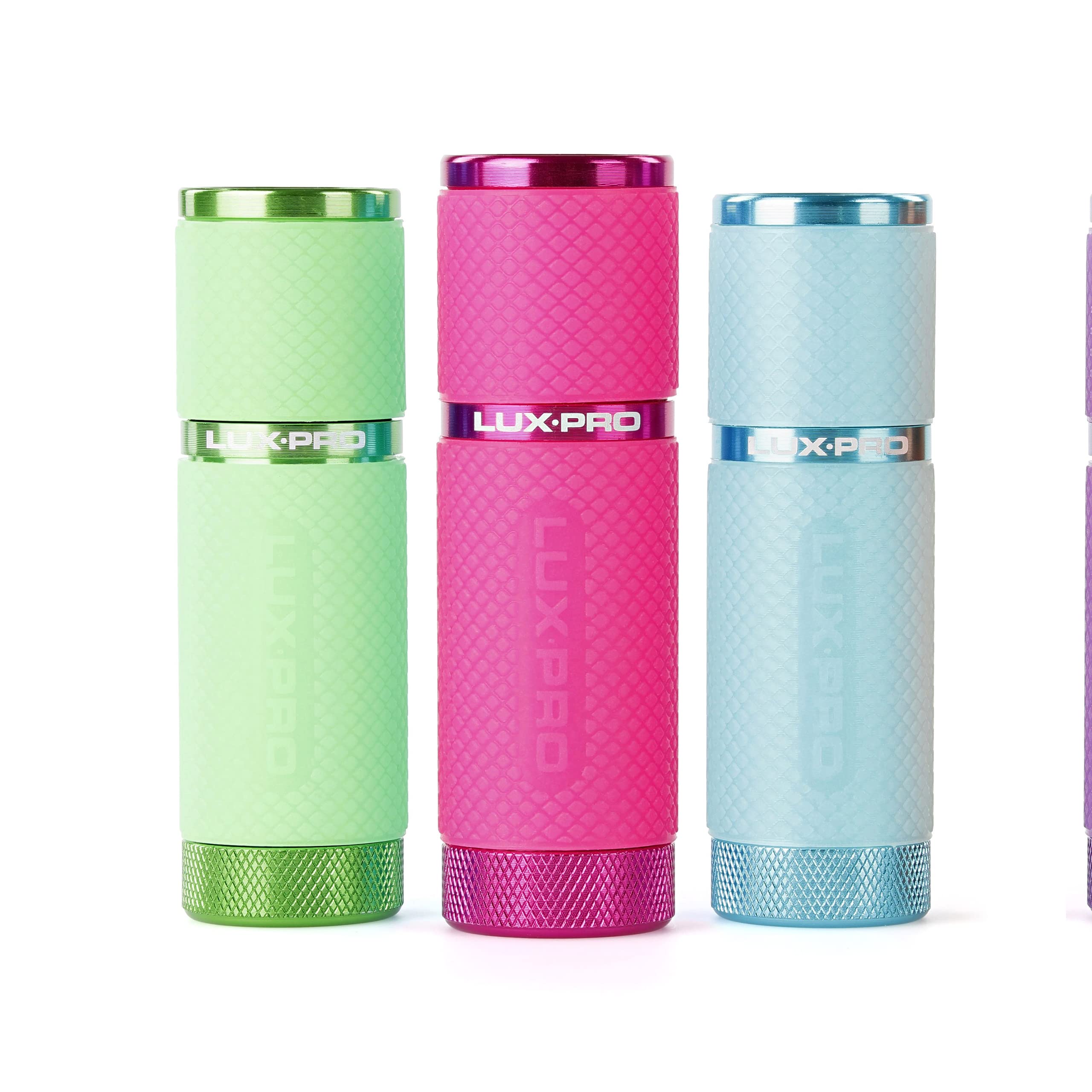 Photo 1 of ***MISSING PIECE*** LUX-PRO LP395 Gels Glow in Dark 9 LED Flashlight (Pink, Green, Teal)
