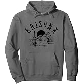 Arizona AZ Pride Cactus Vintage Pullover Hoodie